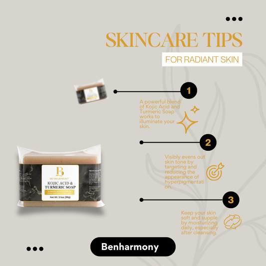 Benharmony Kojic Acid &Turmeric Soap